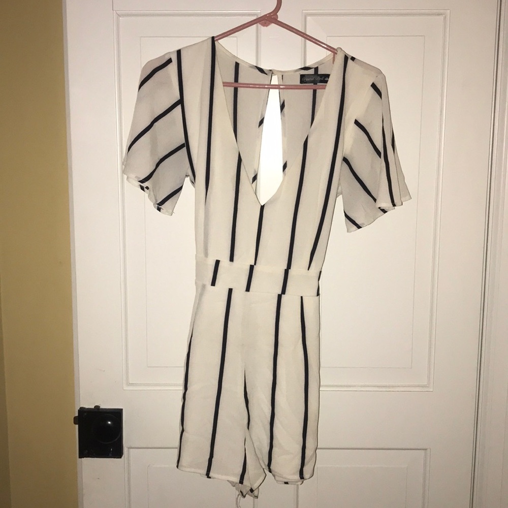 Large stripped Super Cute Romper